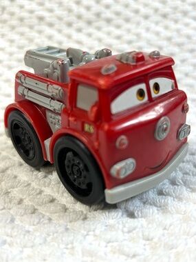 Fisher-Price Little People Wheelies Red Firetruck Disney Pixar Cars 2 Movie